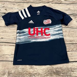 Boys’ New England Revolution Soccer Jersey Size Medium
